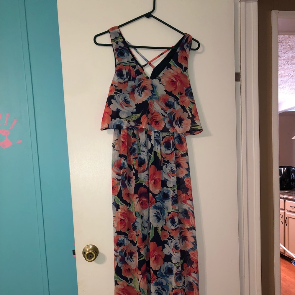 Floral maxi dress